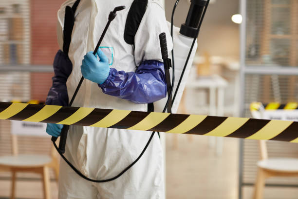 Professional Biohazard technician working in Harrison, MI